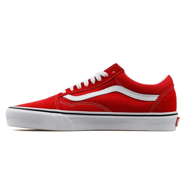 Vans UA Old Skool Racing Kırmızı Sneaker - Resim 2