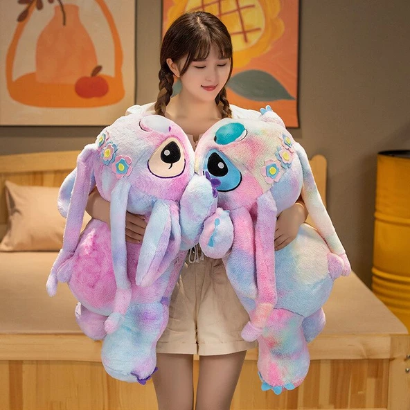 Stitch Peluş Oyuncak - Mor - 60cm - 11