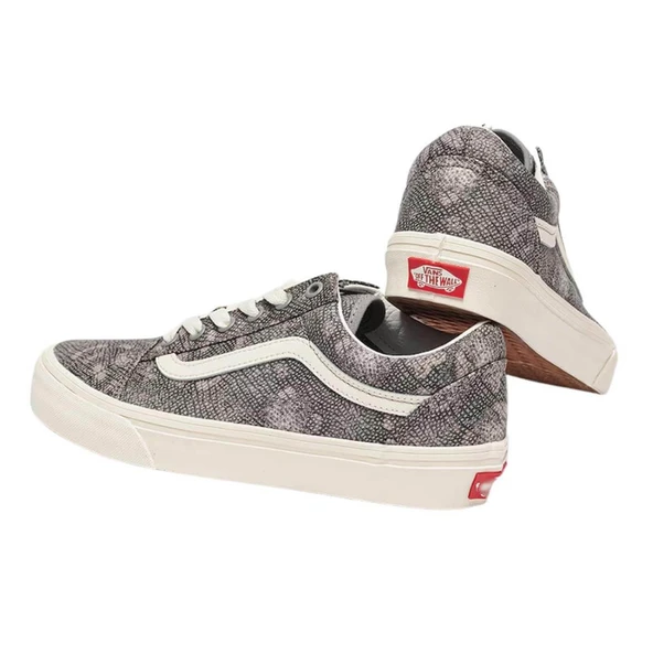Vans Old Skool Unisex Gri Sneaker - 4