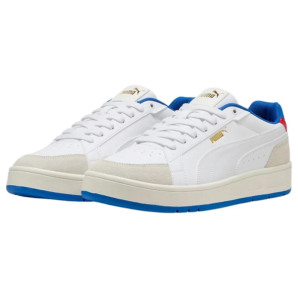 Puma Court Classico Sport Erkek Beyaz Ayakkabı - Resim 3