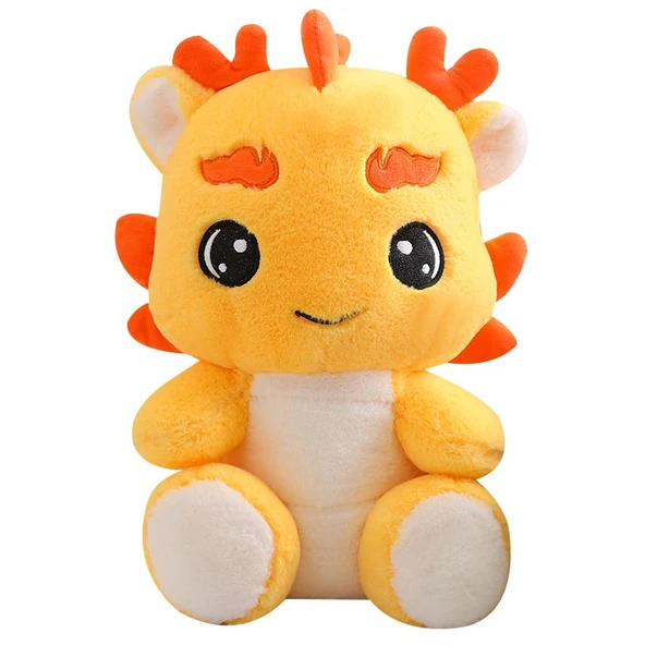 Pembe Xiangyun Ejderha Peluş Oyuncak Bebek - 35cm - 12