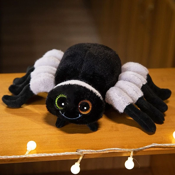 Örümcek Peluş Oyuncak - Mor - 30cm