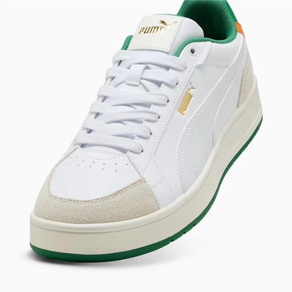 Puma Court Classico Sport Erkek Beyaz Ayakkabı - Resim 5
