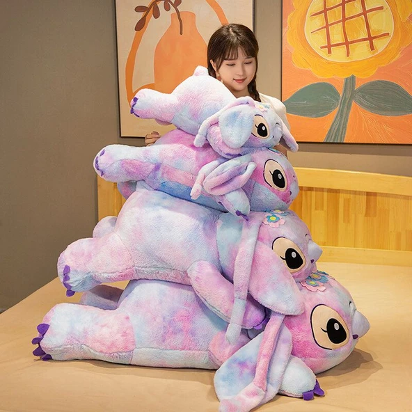 Stitch Peluş Oyuncak - Mor - 60cm - 5