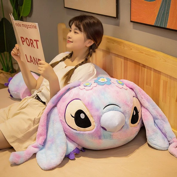 Stitch Peluş Oyuncak - Mor - 60cm - 4