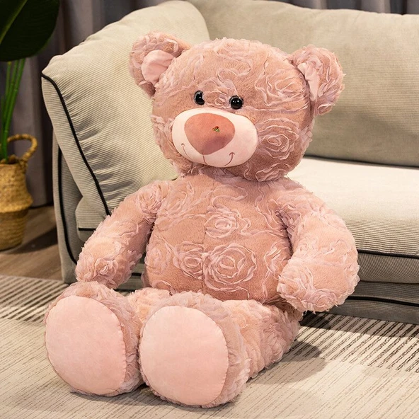 Gül Ayıcık Peluş Oyuncak - Pembe, 100cm