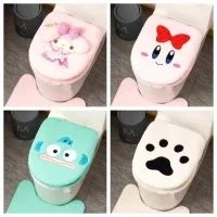Peluş Klozet Kapağı Seti - Beyaz Ördek - 2