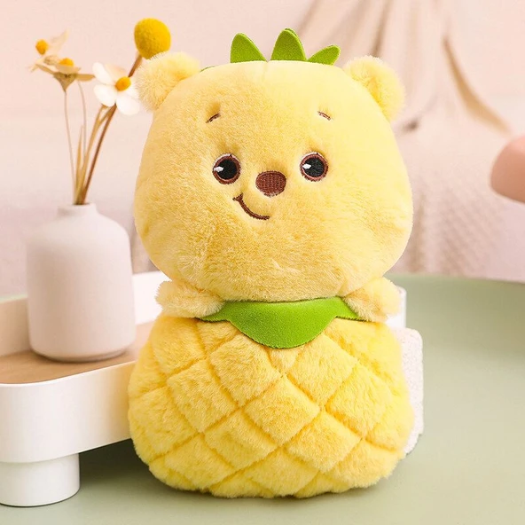 Meyve Serisi Peluş Oyuncak - Ananas Ayı - 45cm