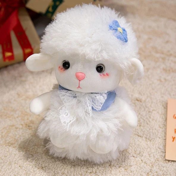 Mavi Peluş Koyun Oyuncak - 25cm