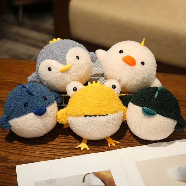 15cm Siyah Penguen Stres Giderici Oyuncak Bebek - 11