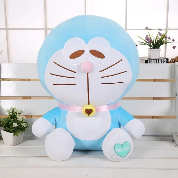 Doraemon Peluş Oyuncak - Yeşil - 50cm