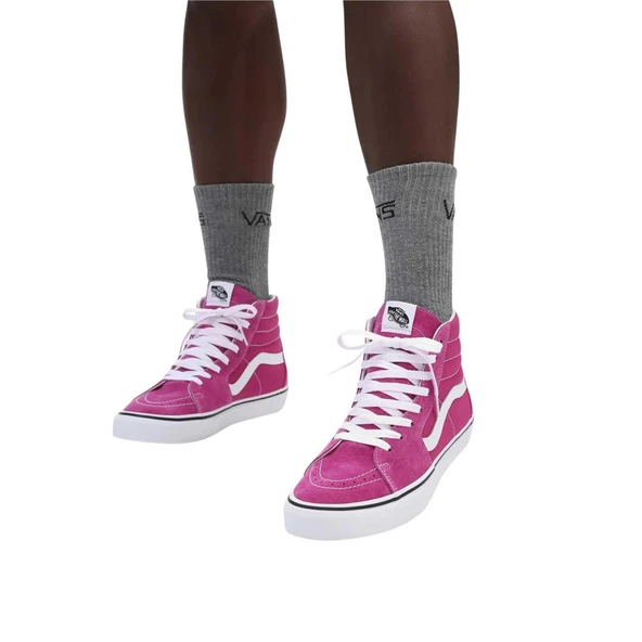 Vans UA SK8-Hi Pembe Sneaker - Resim 8