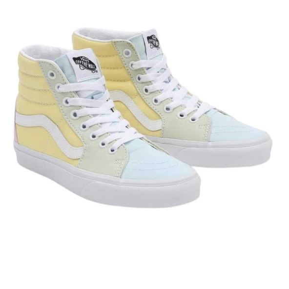 Vans UA Pastel Block SK8-Hi Çok Renkli Sneaker - Resim 4