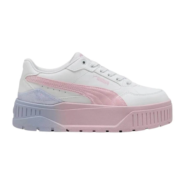 Puma White-Rose Mauve-Cool Weather Kadın Beyaz Spor Ayakkabı