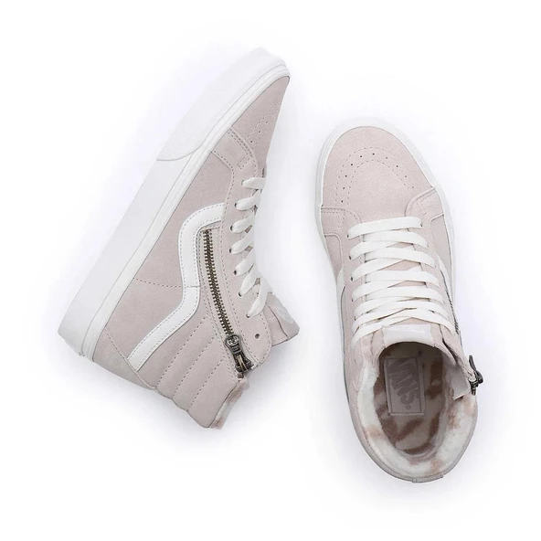 Vans Sk-8 Hi Reissue Side Zip French Oak Sneaker - Resim 4