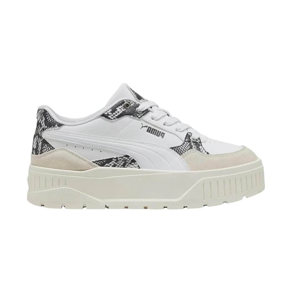 Puma Karmen II Idol Snake Chic Kadın Beyaz Ayakkabı