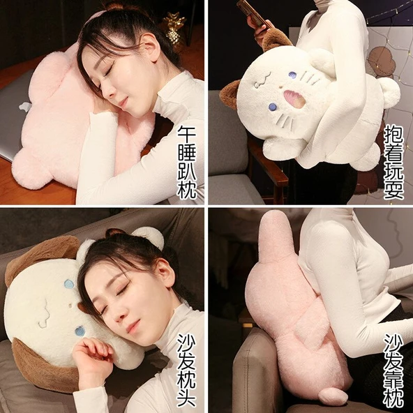 Bağıran Peluş Oyuncak Bebek - Kedi 50cm