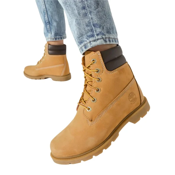Timberland Linden Woods 6 İnch Lace Up Waterproof B Kadın Bot - 4