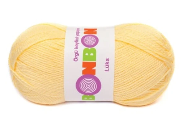 Bonbon Lüks Örgü Patik İpi 98292 Saman Sarı