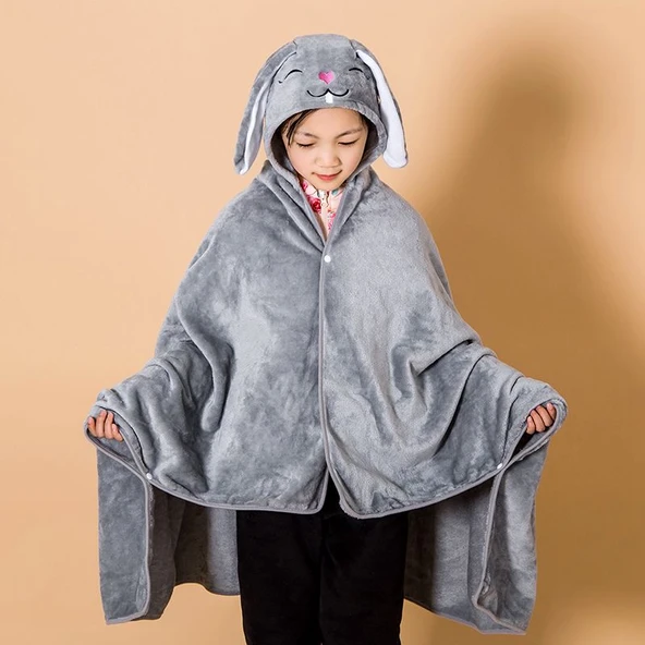 Çocuk Uyku Battaniyesi - Totoro Peluş - 150x70cm - 7