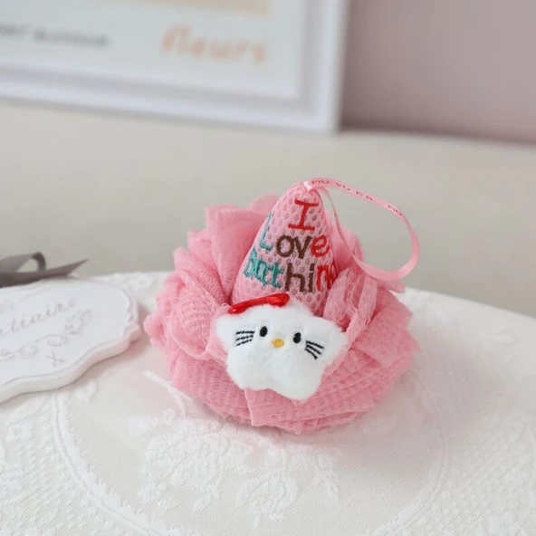 Çizgi Film Dondurma Banyo Çiçeği - Hello Kitty