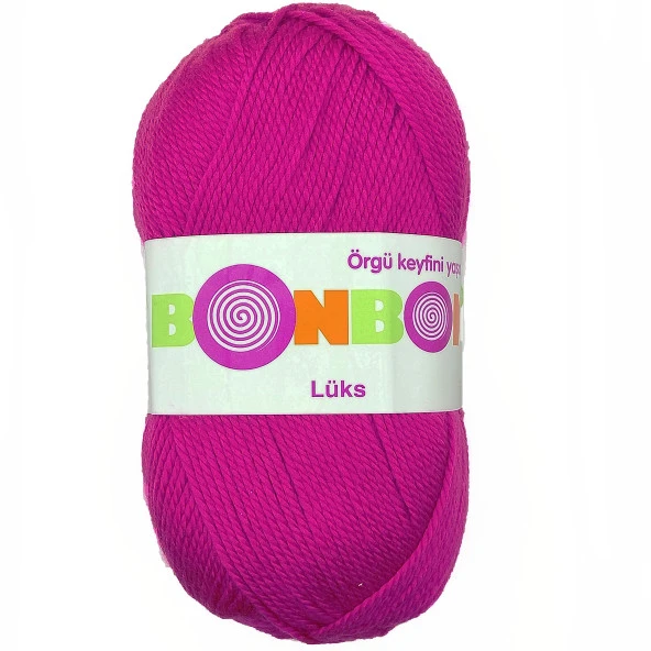 Bonbon Lüks Örgü Patik İpi 98403 Koyu Pembe