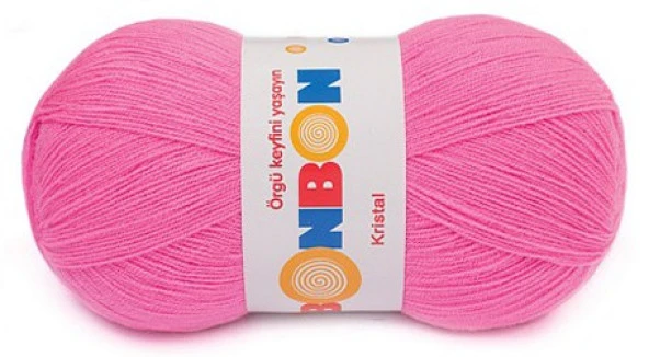 Bonbon Kristal Örgü Lif İpi 98240 Pembe
