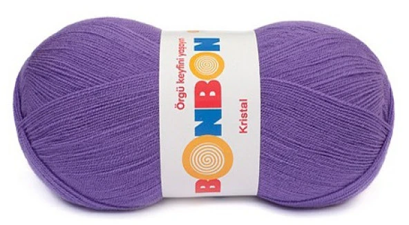 Bonbon Kristal Örgü Lif İpi 98241 Eflatun
