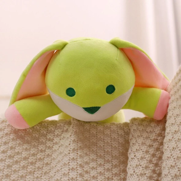 Şeker Tavşan Peluş Oyuncak - Mavi - 32cm - 12