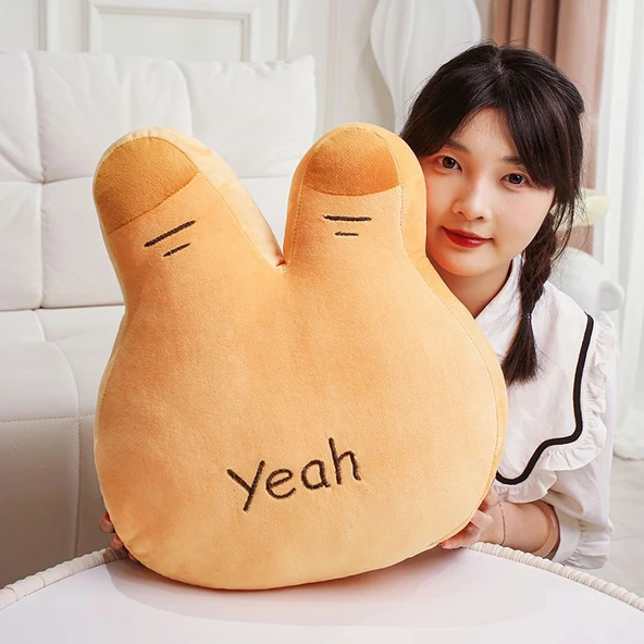 V İşareti El Peluş Oyuncak - 45cm - 8