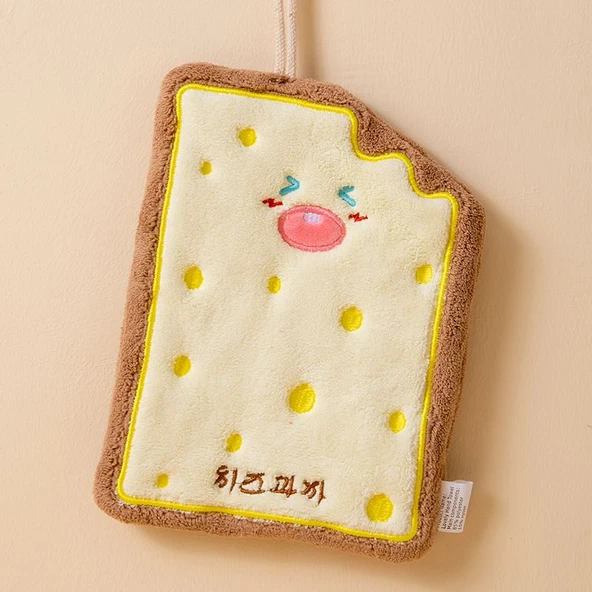 Tatlı Panda Tembel Hayvan Peluş El Havlusu - Cheesecake 27x22cm - 8