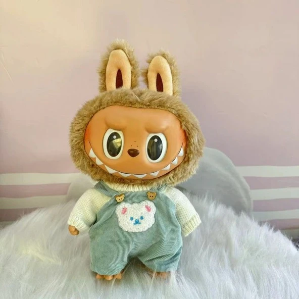 38cm Labubu Bebek Elbisesi - Mavi Alice - 6