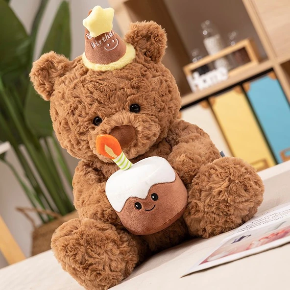 Kek Ayı Peluş Oyuncak - 50cm