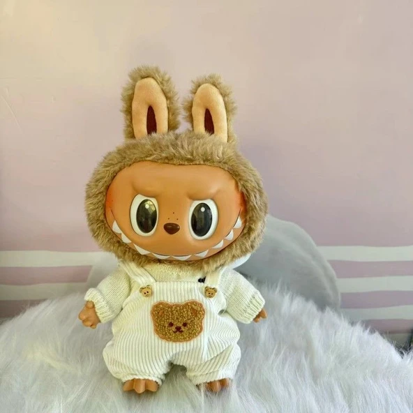 38cm Labubu Bebek Elbisesi - Sarı Alice - 5