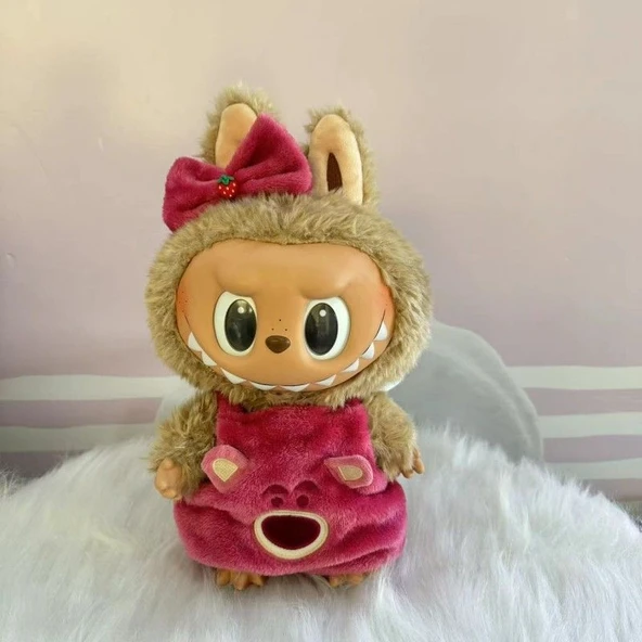 38cm Labubu Bebek Elbisesi - Sarı Alice - 12