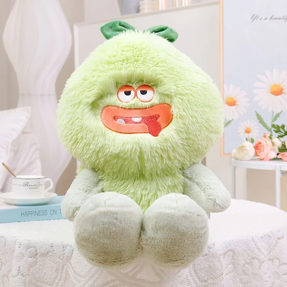 Peluş Oyuncak Bebek - Mor - 60cm - 4
