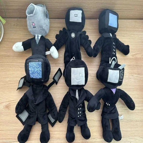 Tuvalet Adam Peluş Oyuncak - Beyaz Kamera Adam - 2