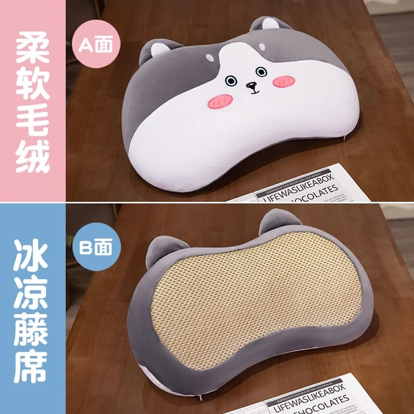 Çift Taraflı Serinletici Kedi Yatağı - Husky - 55x32x8 cm