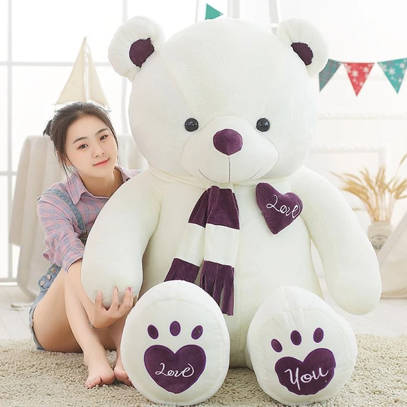 Atkılı Peluş Ayıcık - Kahverengi - 180cm - 2
