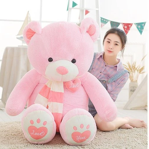 Atkılı Peluş Ayıcık - Kahverengi - 180cm - 9