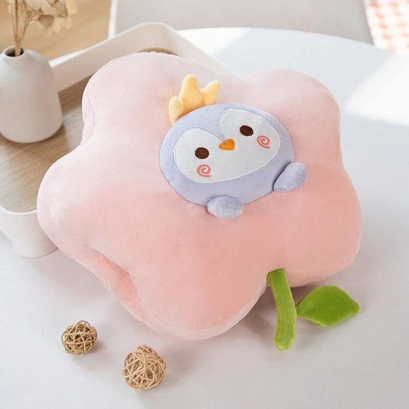 Shiba Inu Peluş El Isıtıcı Yastık - 35x33cm - 12