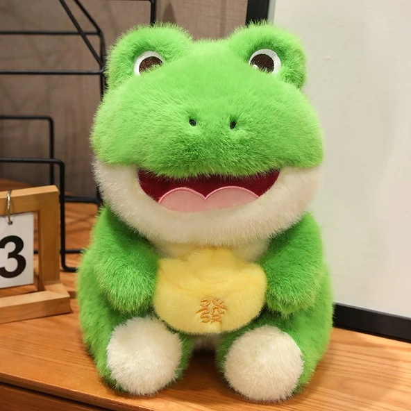 Yeşil Jin Qian Wa Peluş Oyuncak - 35cm