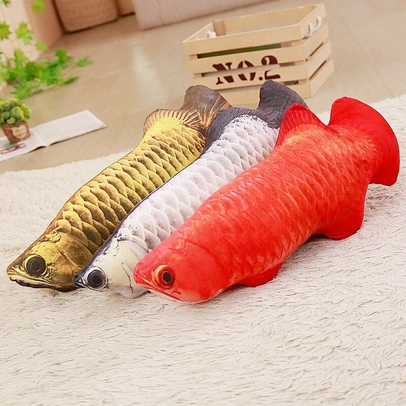 Altın Ejder Balığı Peluş Yastık Oyuncak - 120cm