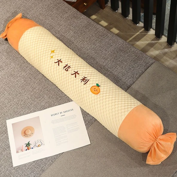 Şans Getiren Fasulye Şekerleme Yastık Peluş Oyuncak - İyi Şanslar - 130cm - 7