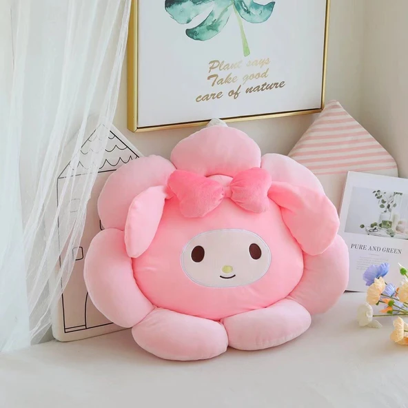 Çizgi Film Çiçek Yaprağı Peluş Yastık - Petal Donald Duck 45cm - 4