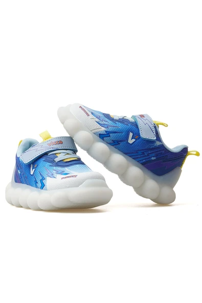 Vicco Flash Erkek Çocuk Işıklı Balon Taban Spor Ayakkabı - 6