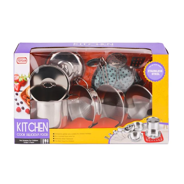 666-B8 Metal Çay Seti -Toysan Oyuncak - 2