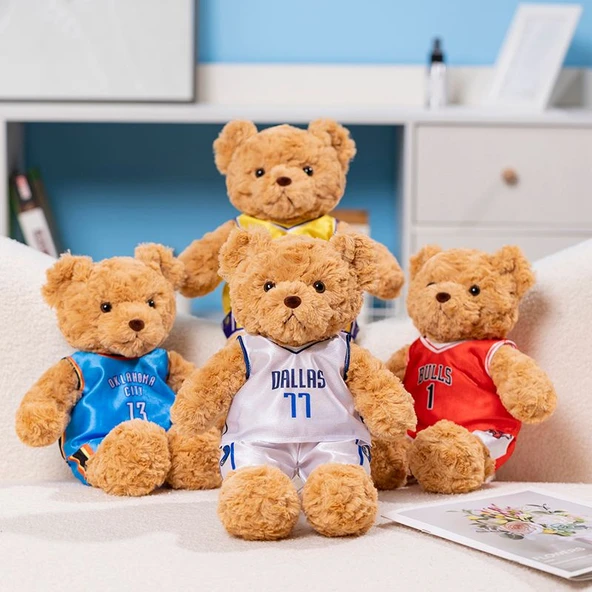 NBA Oyuncu Ayı Peluş Oyuncak 25cm - Doncic (Dallas) - 4