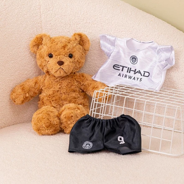 Forma Giyen Peluş Ayıcık 25cm - Neuer - Resim 9