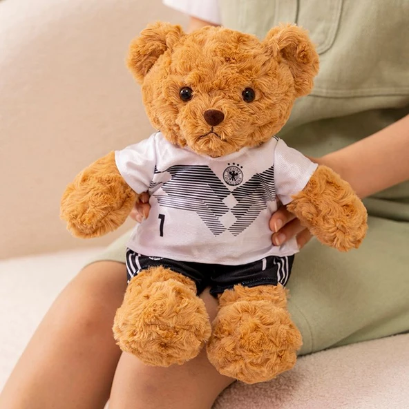 Forma Giyen Peluş Ayıcık 25cm - Neuer - Resim 6